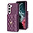 Soft Silicone Gel Leather Snap On Case Cover BF3 for Samsung Galaxy S22 Plus 5G