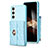 Soft Silicone Gel Leather Snap On Case Cover BF3 for Samsung Galaxy S24 5G