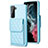 Soft Silicone Gel Leather Snap On Case Cover BF4 for Samsung Galaxy S21 FE 5G