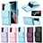 Soft Silicone Gel Leather Snap On Case Cover BF4 for Samsung Galaxy S21 FE 5G