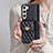 Soft Silicone Gel Leather Snap On Case Cover BF4 for Samsung Galaxy S22 5G