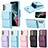 Soft Silicone Gel Leather Snap On Case Cover BF6 for Samsung Galaxy A13 4G