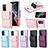 Soft Silicone Gel Leather Snap On Case Cover BF6 for Samsung Galaxy A52 5G