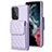 Soft Silicone Gel Leather Snap On Case Cover BF6 for Samsung Galaxy A53 5G Clove Purple