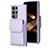 Soft Silicone Gel Leather Snap On Case Cover BF6 for Samsung Galaxy S24 Ultra 5G Clove Purple