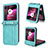 Soft Silicone Gel Leather Snap On Case Cover BY5 for Motorola Moto Razr 40 Ultra 5G