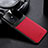 Soft Silicone Gel Leather Snap On Case Cover FL1 for Huawei Honor 100 5G Red