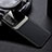 Soft Silicone Gel Leather Snap On Case Cover FL1 for Huawei Honor V40 5G Black