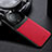 Soft Silicone Gel Leather Snap On Case Cover FL1 for Huawei Honor X9b 5G Red