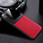 Soft Silicone Gel Leather Snap On Case Cover FL1 for Huawei P60 Pro Red