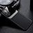 Soft Silicone Gel Leather Snap On Case Cover FL1 for OnePlus 9R 5G Black