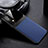 Soft Silicone Gel Leather Snap On Case Cover FL1 for OnePlus Nord 2 5G Blue