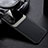 Soft Silicone Gel Leather Snap On Case Cover FL1 for Oppo A94 4G Black