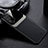 Soft Silicone Gel Leather Snap On Case Cover FL1 for Oppo Reno5 Lite Black