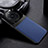 Soft Silicone Gel Leather Snap On Case Cover FL1 for Realme Narzo 60 5G Blue