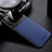 Soft Silicone Gel Leather Snap On Case Cover FL1 for Samsung Galaxy S20 FE 4G Blue