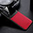 Soft Silicone Gel Leather Snap On Case Cover FL1 for Vivo iQOO 7 India 5G Red