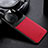 Soft Silicone Gel Leather Snap On Case Cover FL1 for Vivo X90 5G Red