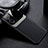 Soft Silicone Gel Leather Snap On Case Cover FL1 for Vivo Y16 Black