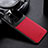 Soft Silicone Gel Leather Snap On Case Cover FL1 for Vivo Y35 4G Red