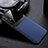 Soft Silicone Gel Leather Snap On Case Cover FL1 for Xiaomi Mi 10S 5G Blue