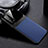 Soft Silicone Gel Leather Snap On Case Cover FL1 for Xiaomi Mi 10T 5G Blue