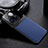 Soft Silicone Gel Leather Snap On Case Cover FL1 for Xiaomi Mi 14 5G Blue