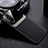 Soft Silicone Gel Leather Snap On Case Cover FL1 for Xiaomi Poco C65 Black