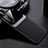 Soft Silicone Gel Leather Snap On Case Cover FL1 for Xiaomi Poco M3 Black