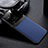 Soft Silicone Gel Leather Snap On Case Cover FL1 for Xiaomi Redmi 10 India Blue