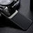 Soft Silicone Gel Leather Snap On Case Cover FL1 for Xiaomi Redmi Note 9 5G Black