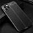 Soft Silicone Gel Leather Snap On Case Cover for Apple iPhone 12 Max Black