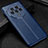 Soft Silicone Gel Leather Snap On Case Cover for Huawei Honor Magic4 5G Blue