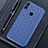 Soft Silicone Gel Leather Snap On Case Cover for Huawei Honor V10 Lite Blue