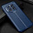 Soft Silicone Gel Leather Snap On Case Cover for Huawei Mate 50E Blue