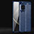 Soft Silicone Gel Leather Snap On Case Cover for Huawei Nova 11 Blue