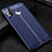 Soft Silicone Gel Leather Snap On Case Cover for Huawei Nova Lite 3 Plus Blue