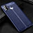 Soft Silicone Gel Leather Snap On Case Cover for Huawei P Smart (2020) Blue