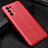 Soft Silicone Gel Leather Snap On Case Cover for Oppo Find X3 Lite 5G Red