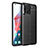 Soft Silicone Gel Leather Snap On Case Cover for Oppo Find X3 Pro 5G Black