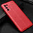 Soft Silicone Gel Leather Snap On Case Cover for Oppo Reno5 Pro 5G Red