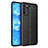 Soft Silicone Gel Leather Snap On Case Cover for Oppo Reno6 5G Black