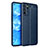 Soft Silicone Gel Leather Snap On Case Cover for Oppo Reno6 5G Blue