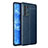 Soft Silicone Gel Leather Snap On Case Cover for Oppo Reno6 Pro+ Plus 5G Blue