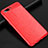 Soft Silicone Gel Leather Snap On Case Cover for Oppo RX17 Neo Red