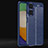 Soft Silicone Gel Leather Snap On Case Cover for Realme 10 4G Blue