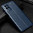 Soft Silicone Gel Leather Snap On Case Cover for Realme Narzo 30 5G Blue