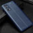 Soft Silicone Gel Leather Snap On Case Cover for Realme V15 5G Blue