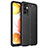 Soft Silicone Gel Leather Snap On Case Cover for Samsung Galaxy A32 5G Black