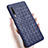 Soft Silicone Gel Leather Snap On Case Cover for Samsung Galaxy A70 Blue